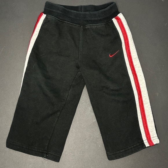 Nike Sweatpants - 18 Months - Black with Red & White Accents - Picture 1 of 3